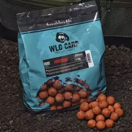 Boilies WLC Carp Boilied Red Squid 24mm 1kg Mai ieftin