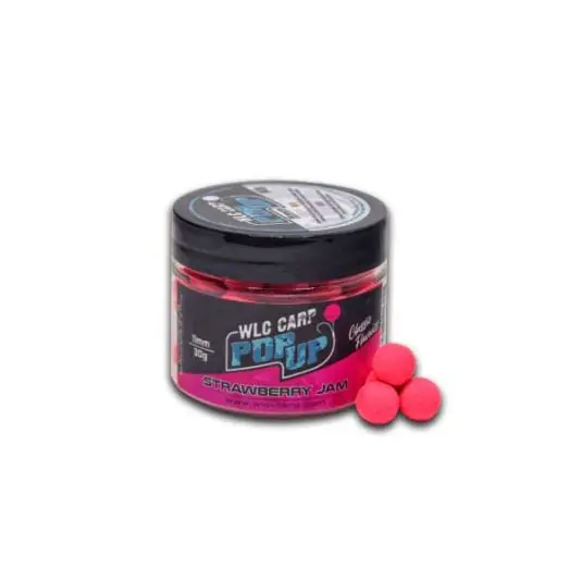Boilies WLC Pop-Up Classics Strawberry Jam 14mm 30g Lichidare de stoc