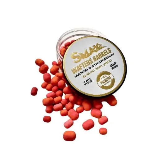 Wafters Smax Barrels Fluo Mix Two Tone Mango-Capsuna 6-10mm Popular