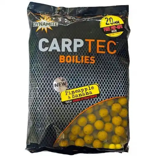 Boilies Dynamite Baits CarpTec Pineapple and Banana 20mm 1.8kg Lichidare de stoc