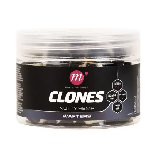Wafters Mainline Clones 13mm, Nutty Hemp Retur gratuit