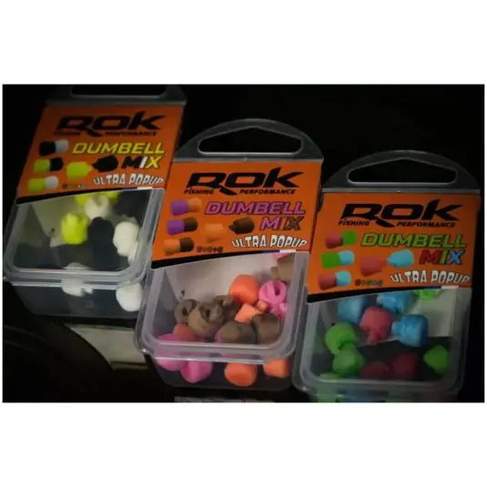 Ultima șansă Dumbells Rok Fishing Dumbell Mix Ultra Pop Up, Red/Blue/Green