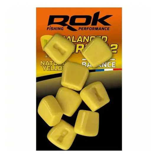 Livrare rapidă Porumb artificial Rok Fishing Balanced 12mm, Galben
