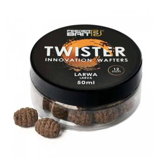 Wafters Feeder Bait Pop-Up Twister Larva, 12mm Premium