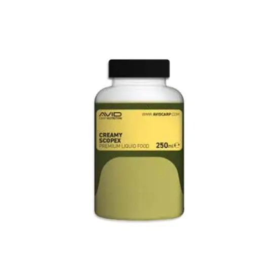 Aditiv lichid Avid Carp Creamy Scopex Liquid Food 250ml Reduceri