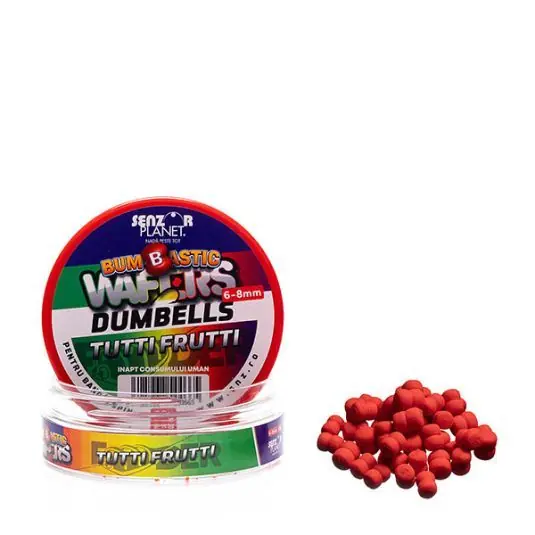 Wafters Senzor Bumbastic Dumbells Tutti Frutti, 6-8mm, 25g Reduceri