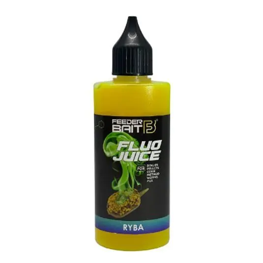 Aditiv lichid Feeder Bait Fluo Juice Fish, 50ml Livrare expres