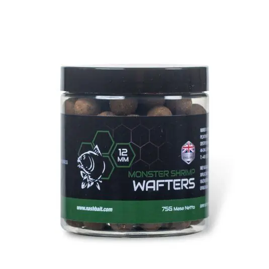 Wafters Nash Monster Shrimp Wafters 12mm, 100g Reducere specială
