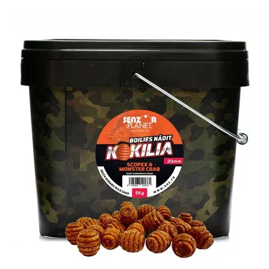 Boilies Senzor Kokilia Scopex & Monster Crab, 20mm, 5kg Ofertă de sezon