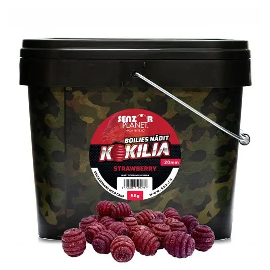 Boilies Senzor Kokilia Strawberry, 20mm, 5kg Ofertă exclusivă