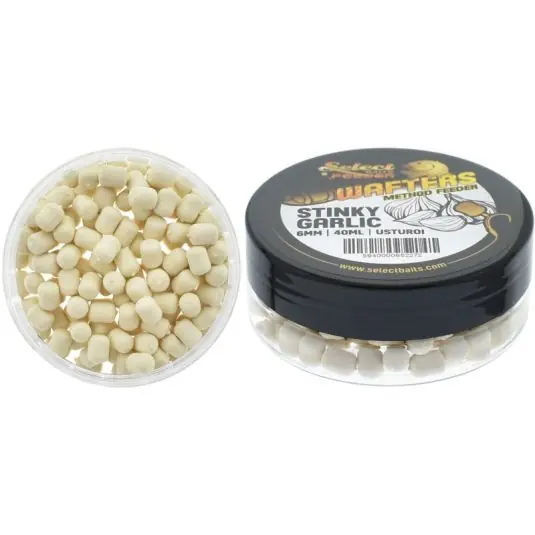 Wafters Select Baits Method Feeder Stinky Garlic 4mm Transport gratuit