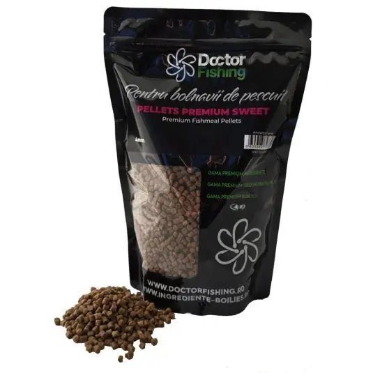 Bestseller Pelete Doctor Fishing Premium Fishmeal Sweet 4mm, 1kg