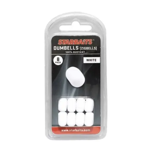Promoție Dumbells Starbaits Zigbells Buoyant White