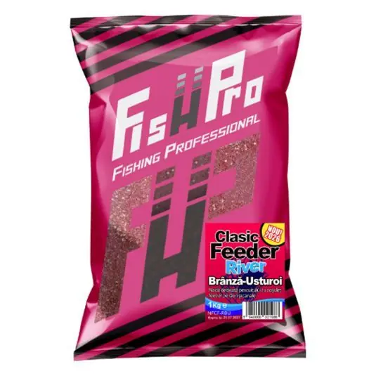Preferatul clienților Nada FishPro Clasic Feeder River Branza Usturoi 1Kg