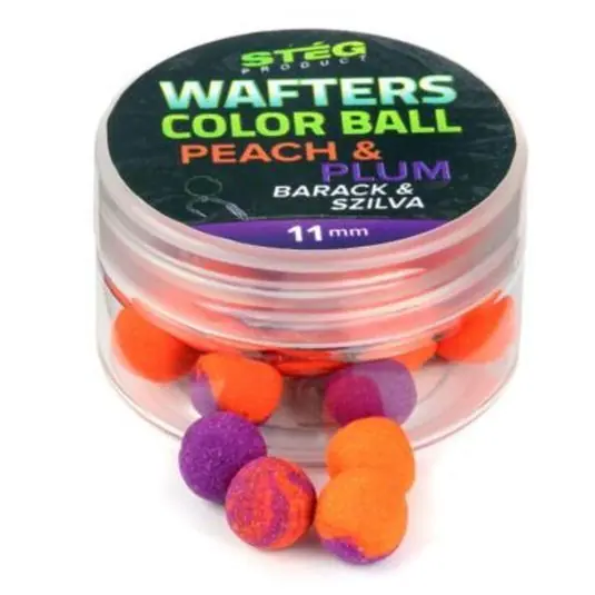 Wafters Steg Color Ball Peach & Plum 11mm, 15g Ofertă limitată