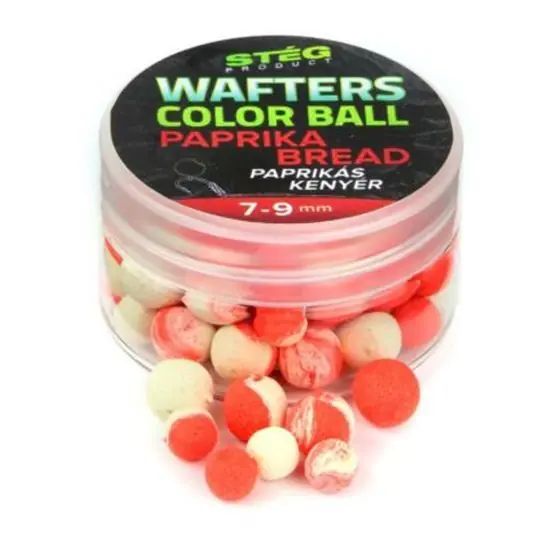 Wafters Steg Color Ball Paprika 7-9mm, 15g Disponibil imediat