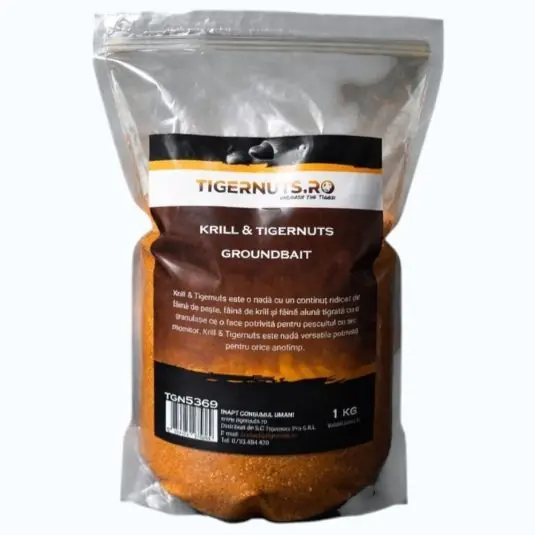 Super ofertă Nada Tigernuts Krill & Tigernuts Groundbait 1kg
