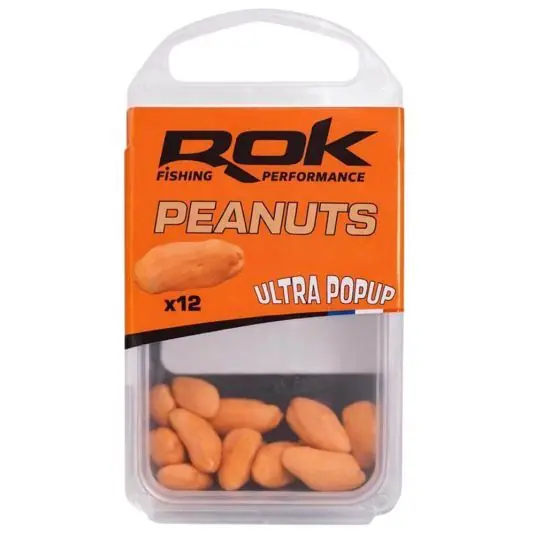 Arahide artificiale Rok Fishing Peanuts Ultra Popup Natural Orange Calitate înaltă