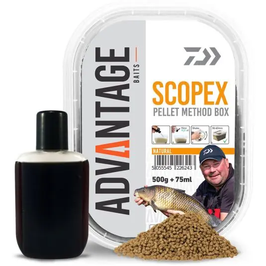 Pelete Daiwa Method Pellet Box Scopex 500g Cel mai vândut