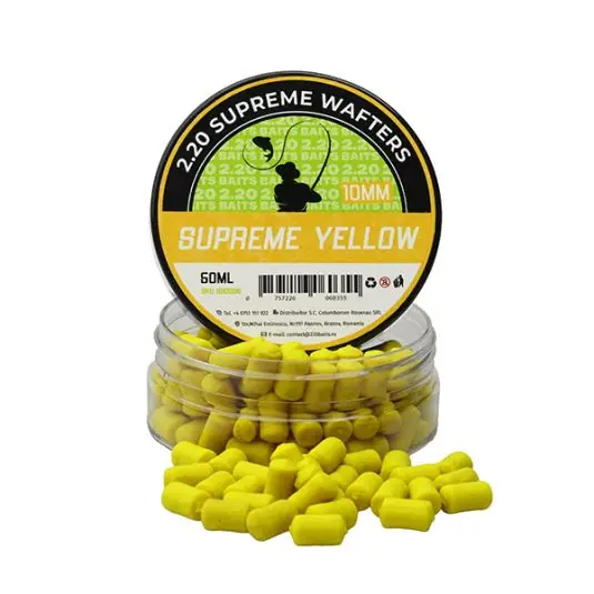 Discount Wafters 2.20 Baits Supreme Wafters Yellow 10mm