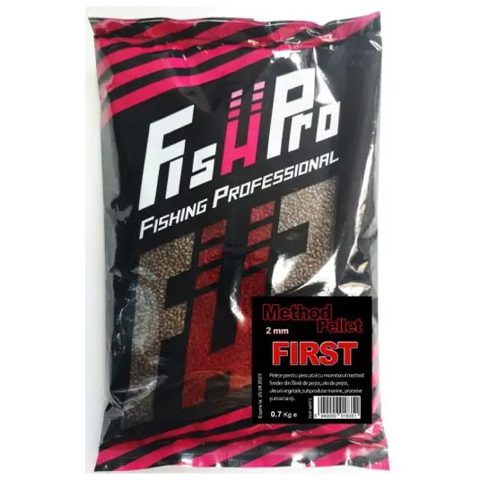 Pelete Fish Pro Method First Pellet 2mm 700g Popular
