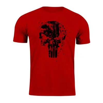 Ofertă exclusivă DRAGOWA tricou Frank the Punisher, rosu 160g/m2