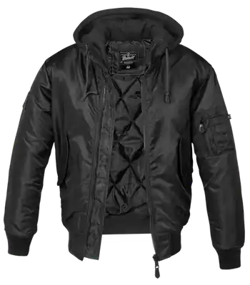Super ofertă Geacă Brandit MA1 Hooded bomber, negru