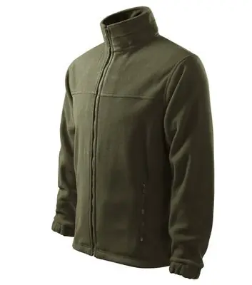 Jachetă flausată Malfini, culoarea military, 280g/m2 Livrare gratuită