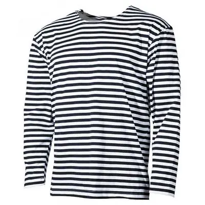 Tricou marinăresc MFH marine cu mâneci lungi albastru închis Vezi acum