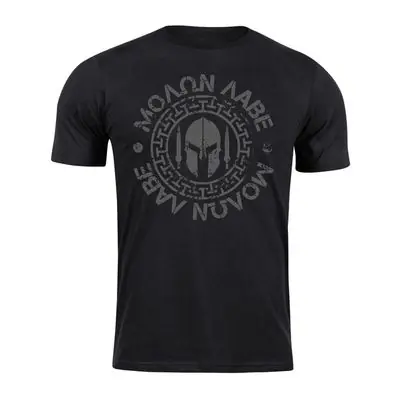 DRAGOWA tricou Molon Labe, negru 160g/m2 Ofertă specială