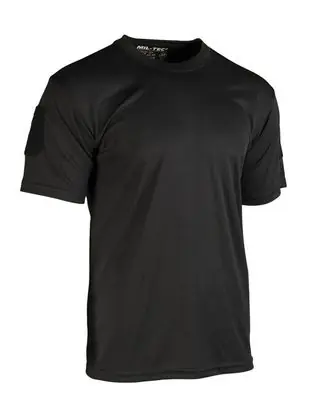 Livrare expres Mil-Tec Tricou tactic QUICK DRY mânecă scurtă, negru