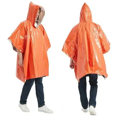 DRAGOWA Poncho tactic de urgență Foxy, portocaliu Preț redus