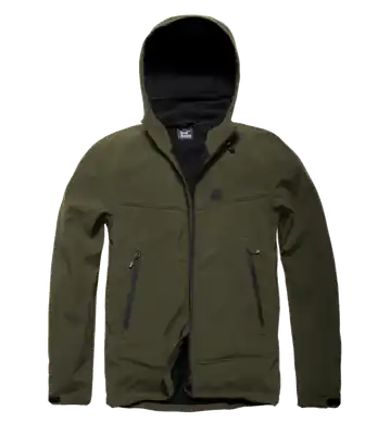 Vintage Industries Alford Softshell geacă, dark olive Ofertă exclusivă