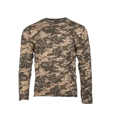 Mil-Tec Tricou din bumbac cu mânecă lungă, AT-digital Calitate înaltă