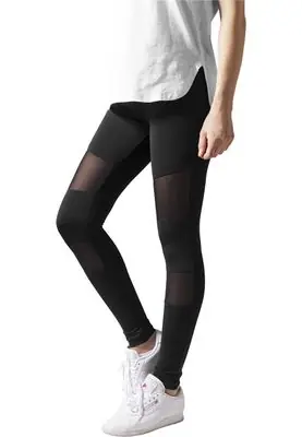 Bestseller Urban Classics Colanți de damă Tech Mesh, negri