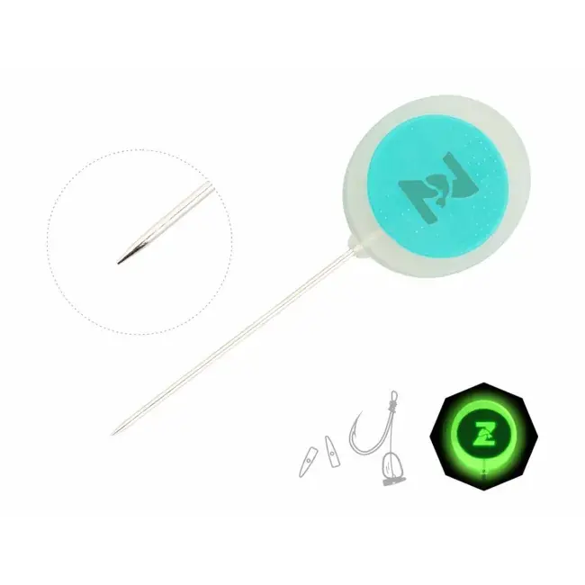 Premium Croseta ZFish Z-Needle Quick Stop – Pentru Momeli Moi (Porumb, Wafters) | Albastru
