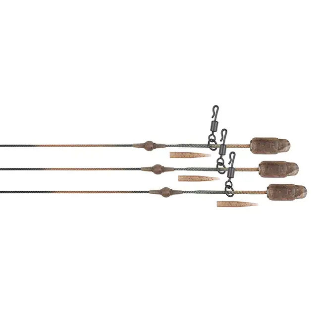 Kit Monturi Fox Edges Camo Heli Clip Rigs 50lb 75cm - Pachet 3 Buc Camuflaj Bestseller
