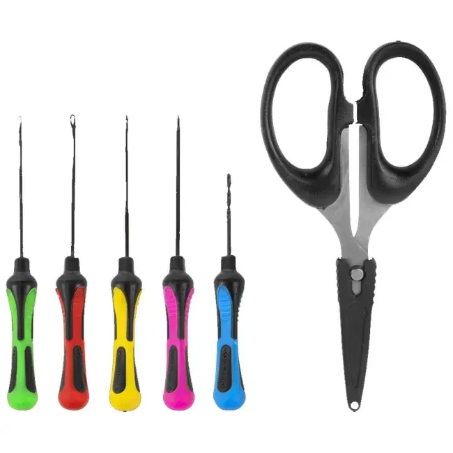 Set crosete + foarfeca Korum Baiting Tool & Scissor Ofertă