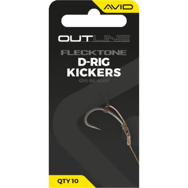 Line Aligner Avid Carp Outline FlekTone D-Rig Kicker – 10 buc | Standard/XL Ofertă de sezon