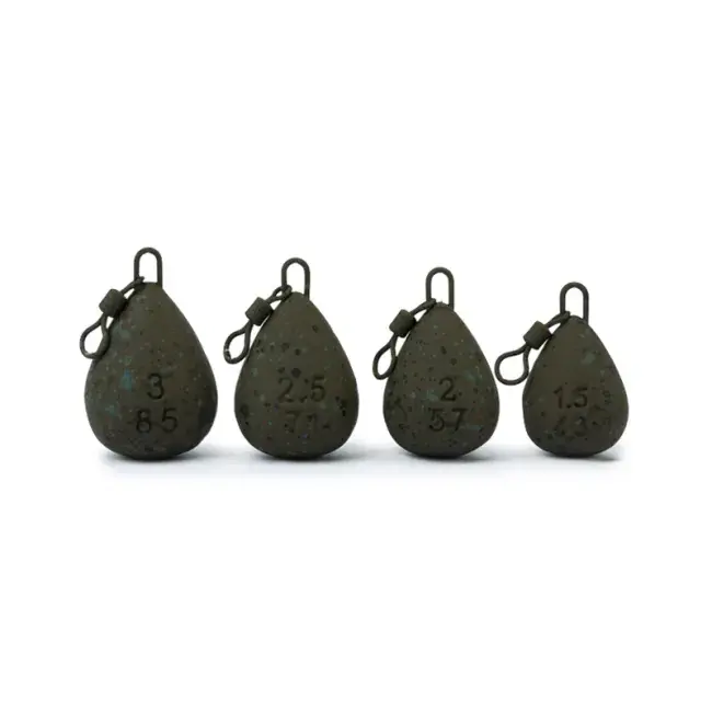 Cumpără online Plumb Fox Camotex Pear Swivel Lead 2.5oz/70g - Nou design, camuflaj anti-stralucire