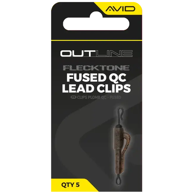 Lichidare de stoc Clips pentru plumb pierdut Avid FleckTone Fused Lead QC Clips – Accesorii pescuit crap
