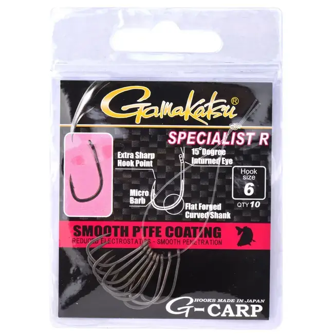 Reducere de preț Carlige Gamakatsu G-carp Specialist R, 10buc/plic