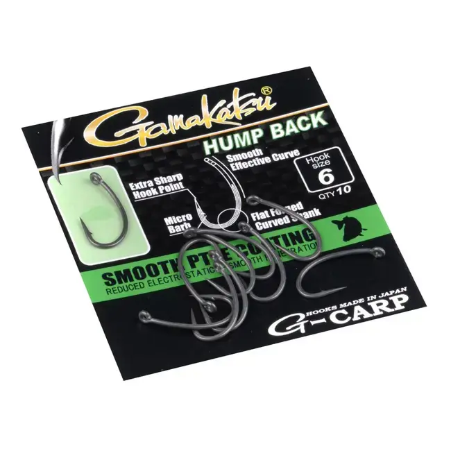 Expediere rapidă Carlige Gamakatsu G-carp Hump Back, 10buc/plic