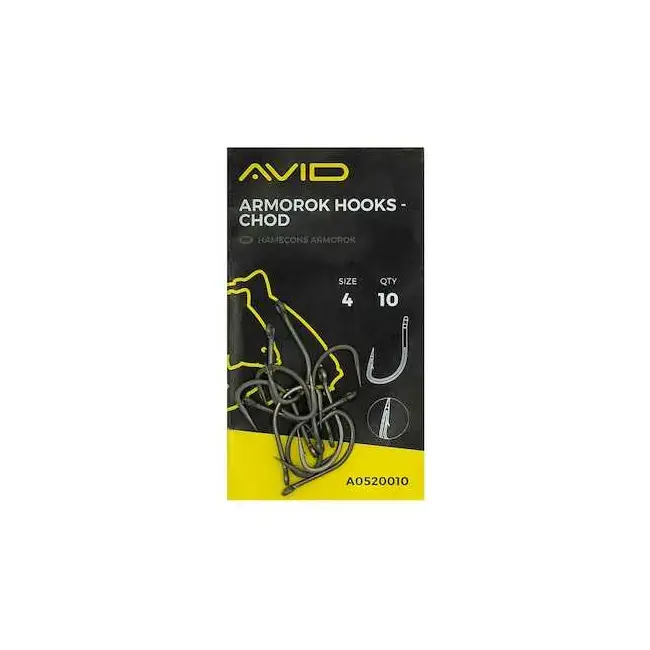 Cumpără online Carlige Avid Carp Armorok Chod, 10buc/plic
