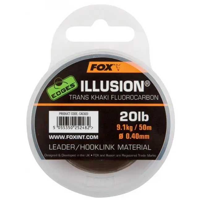 Ofertă specială Fir Fluocarbon FOX Edges Illusion Leader, 50m