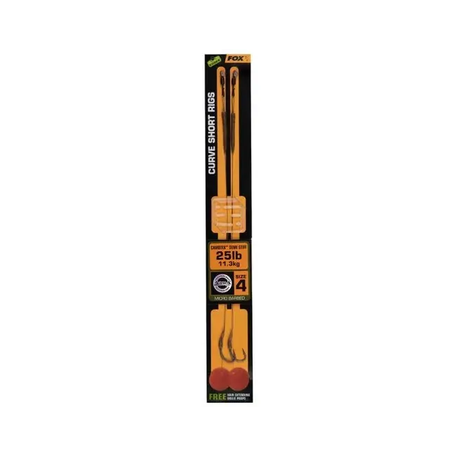 Rig Fox Edges Curve Short Camotex Semi Stif, 2buc/plic Noutate