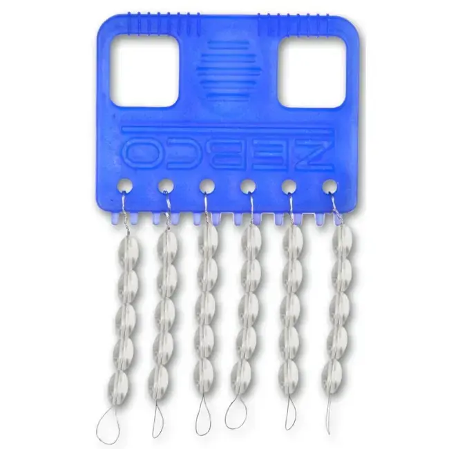 Stopper Silicon Zebco Oval Transparent, Large 30buc/plic Ultima șansă