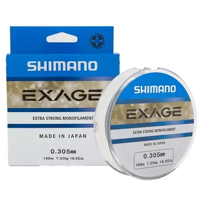 Fir Monofilament Shimano Line Exage 150m, 0,12mm, 1,30kg, Steel Grey Ultima șansă