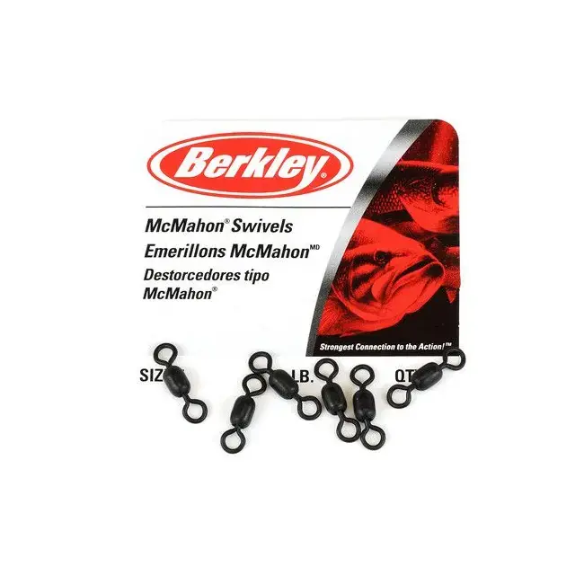 Varteje Berkley McMahon Swivel, Black, Nr.10 18.1kg 10buc/plic Doar azi