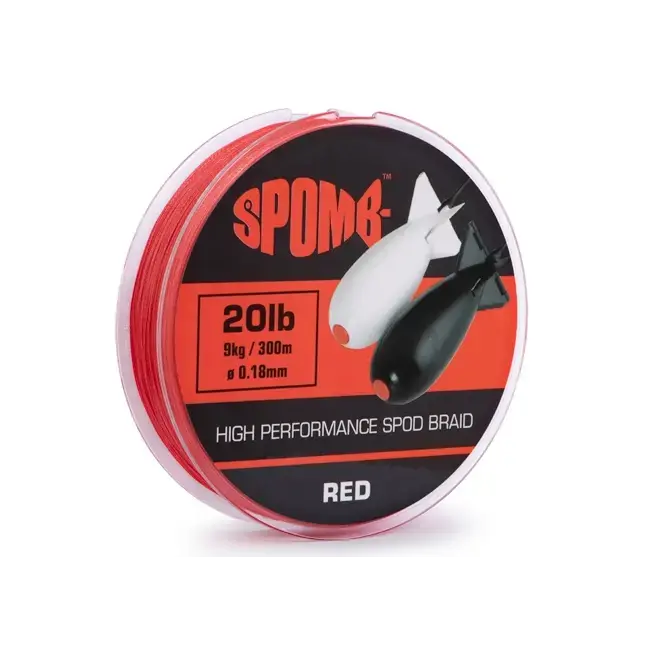 Fir Textil Spomb Braid, Red, 0.18mm, 9kg, 300m Cel mai bun preț